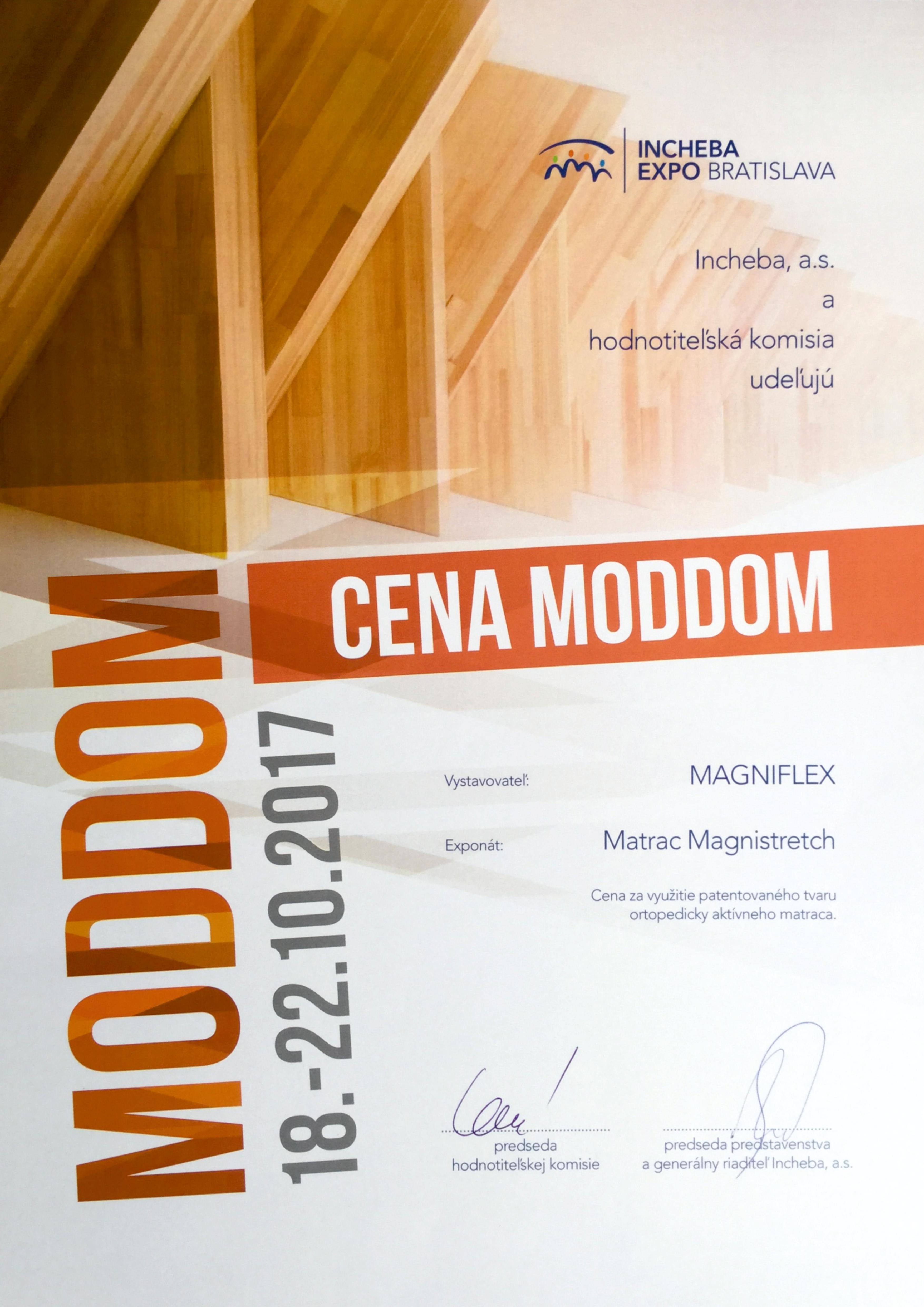 cena MODDOM 2017
