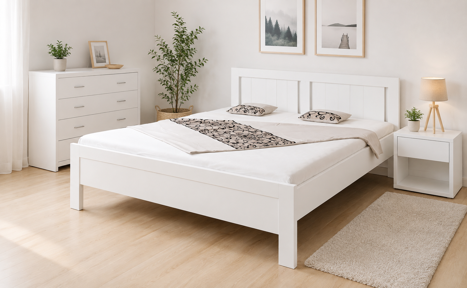 Posteľ KARLO NIGHT 120 × 200 cm – oblé prevedenie rohov | BMB