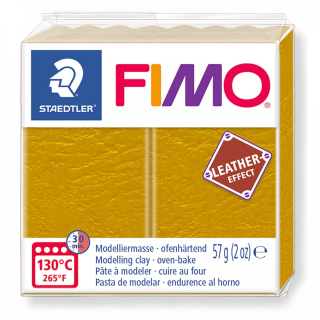 FIMO Leather - okrová - 57 g