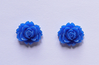 Ružička 18x16 mm - modrá- 1ks