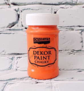 Dekor Paint Soft - oranžová - 100 ml