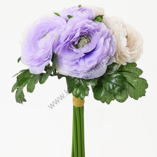 Kvety - iskerník - 24 cm - fialová - 1 zväzok