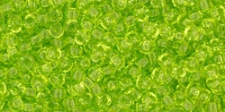 Transparent Lime Green 11/0 - 10 g