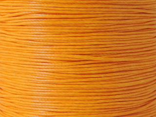 Voskovaná šnúrka 0,8 mm - lesklá - oranžová-pomaranč
