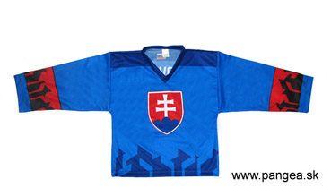 Detský hokejový dres reprezentačný, modrý - veľk.86