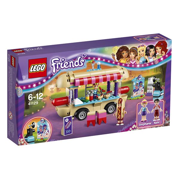 LEGO Friends 41129 – Dodávka s hotdogmi v zábavnom parku
