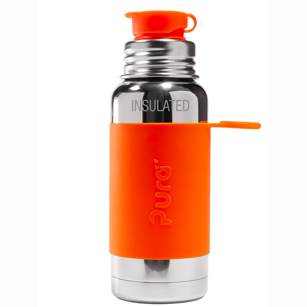 Pura® TERMO fľaša so športovým uzáverom 457ml- oranžová