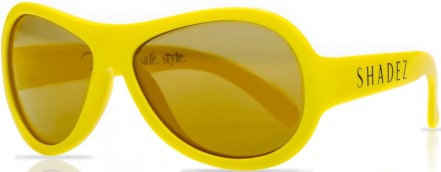 SHADEZ slnečné okuliare Classics - žlté-  3-7 rokov