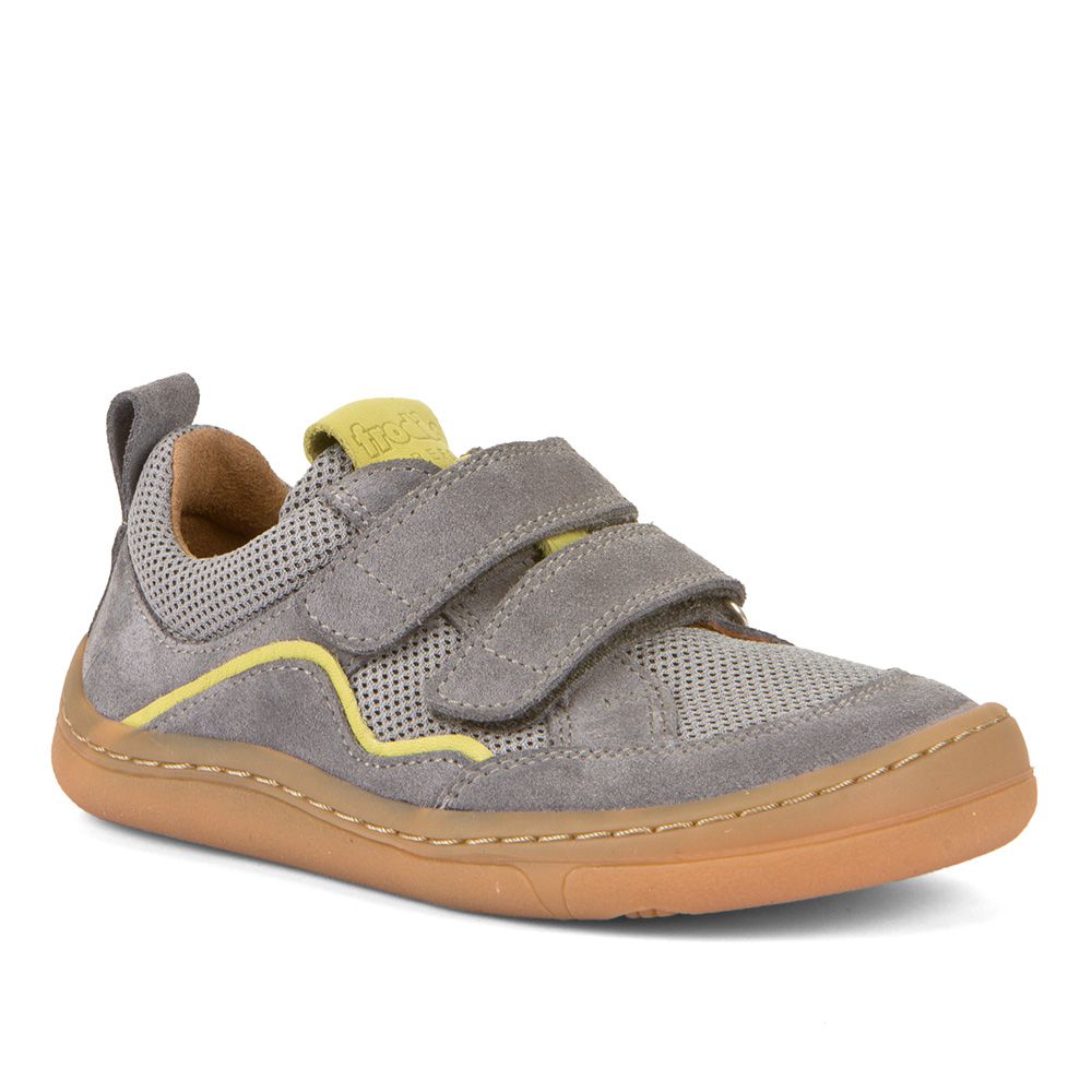 2022 Froddo barefoot topánky na suchý zips D-VELCRO- šedá