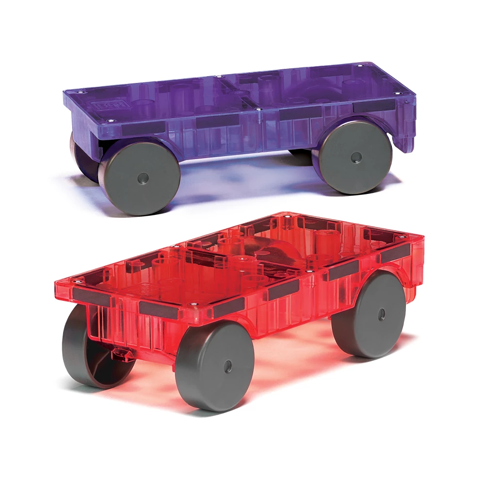 Magnetická stavebnica Cars 2 dielna Purple/red Magna TIles