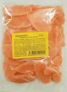 Ananás príchuť jahoda /červený/ 250g 