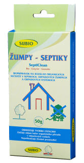 Baktérie a enzýmy pre Žumpy a Septiky Septi Clean 50g Subio
