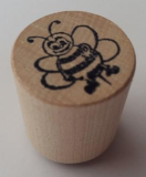 Pečiatka drevená "včielka"