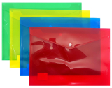Obálka A4 s cvokom transparentná, farebná PK81-53