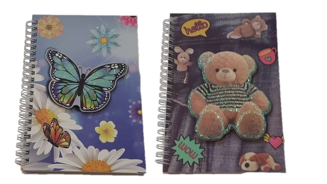 Notes A5 špiral macko C86644