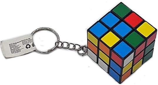Kľúčenka  prívesok "R" kocka" 3,5x3,5cm PK129-1