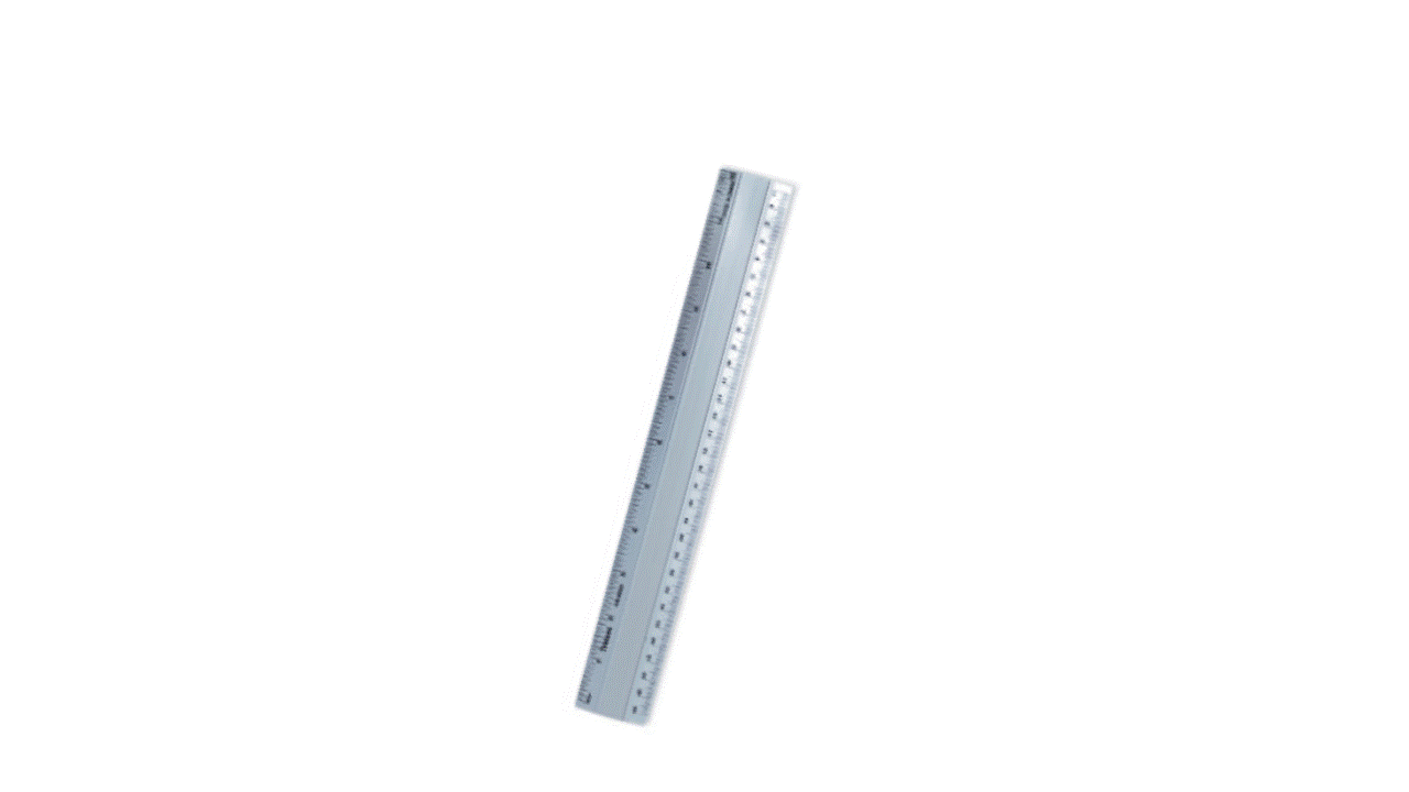 pravítko 30cm  Metal Alu KW