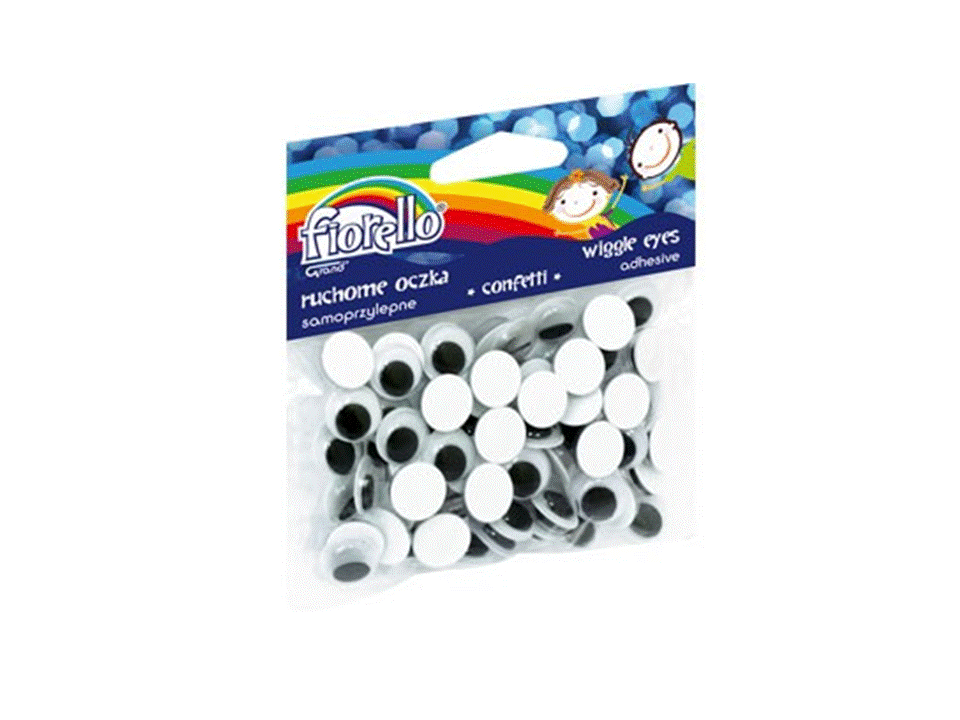 Nalepovacie oči 12mm 80ks KW