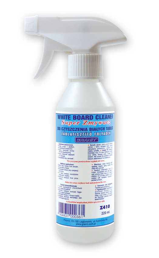 Čistiaci sprej na biele tabule 220ml