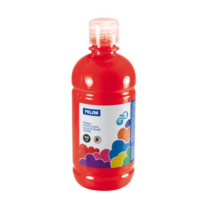 Tempera MILAN 500 ml - červená