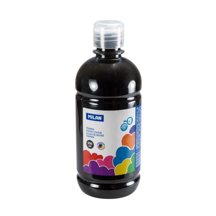 Tempera MILAN 500 ml - čierna