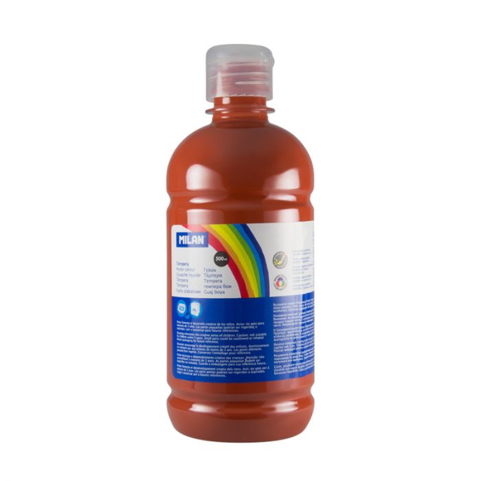 Tempera MILAN 500 ml - hnedá