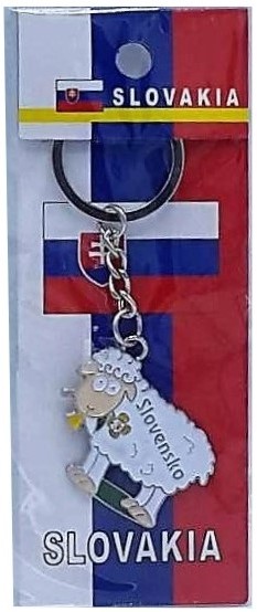 Kľúčenka prívesok Slovensko Ovečka