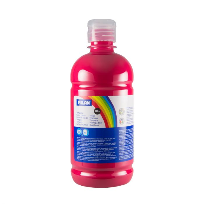 Tempera MILAN 500 ml - ružová tmavá