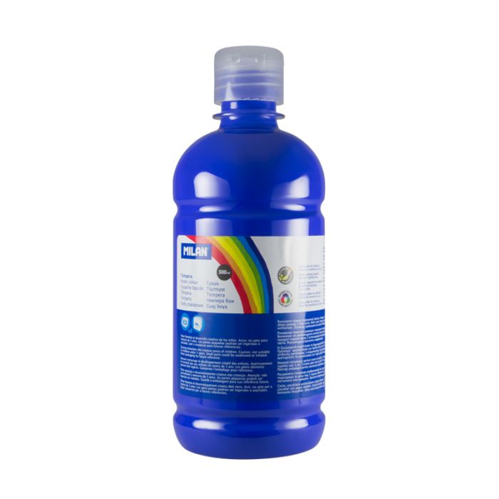 Tempera MILAN 500 ml - tm.modrá