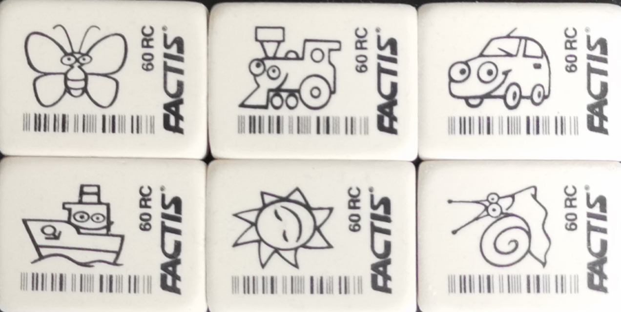 Guma Factis biela RC 60