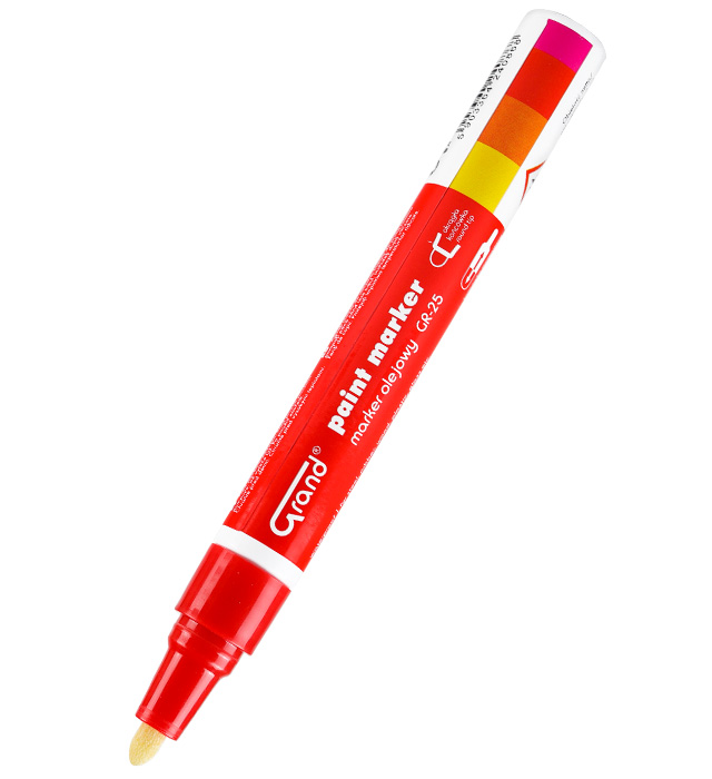 Popisovač Paint GRAND GR 25 na olejovej báze červený