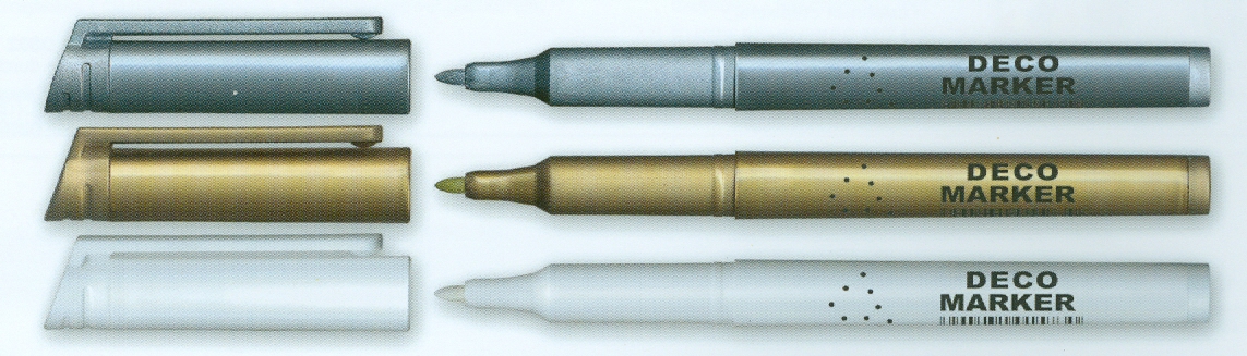 DECO MARKER M850 strieborný