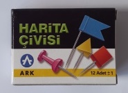 Pripínačky PUSH PIN / 12 TVARY