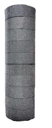 Lepiaca páska/10ks Gliter strieborná 15mm x 3m