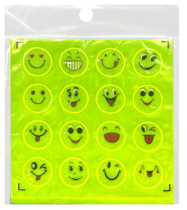 Nálepka reflex "SMILE" 2cm /16 ks PK116-10