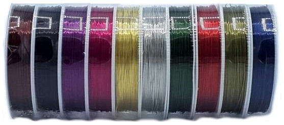 Drôtik farebný 0,4mm x 10m / 10 mix PK170-5