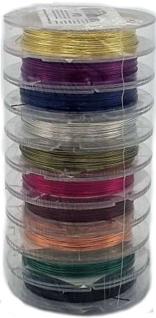 Drôt farebný  mini 0,4mm x 6m /10 mix 