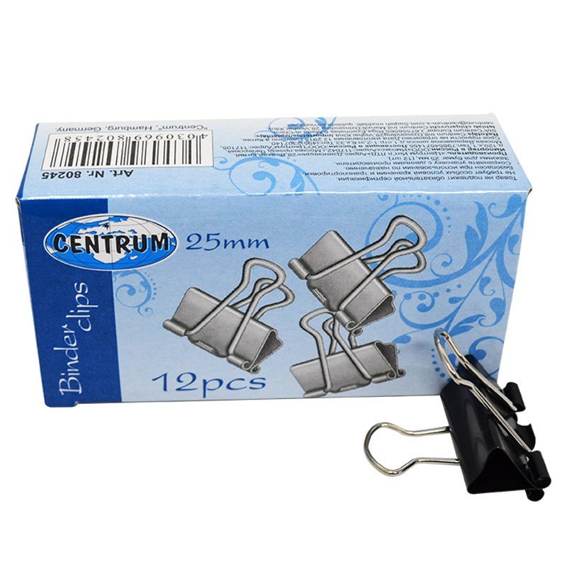 Binder clip 25mm/12ks cena za ks