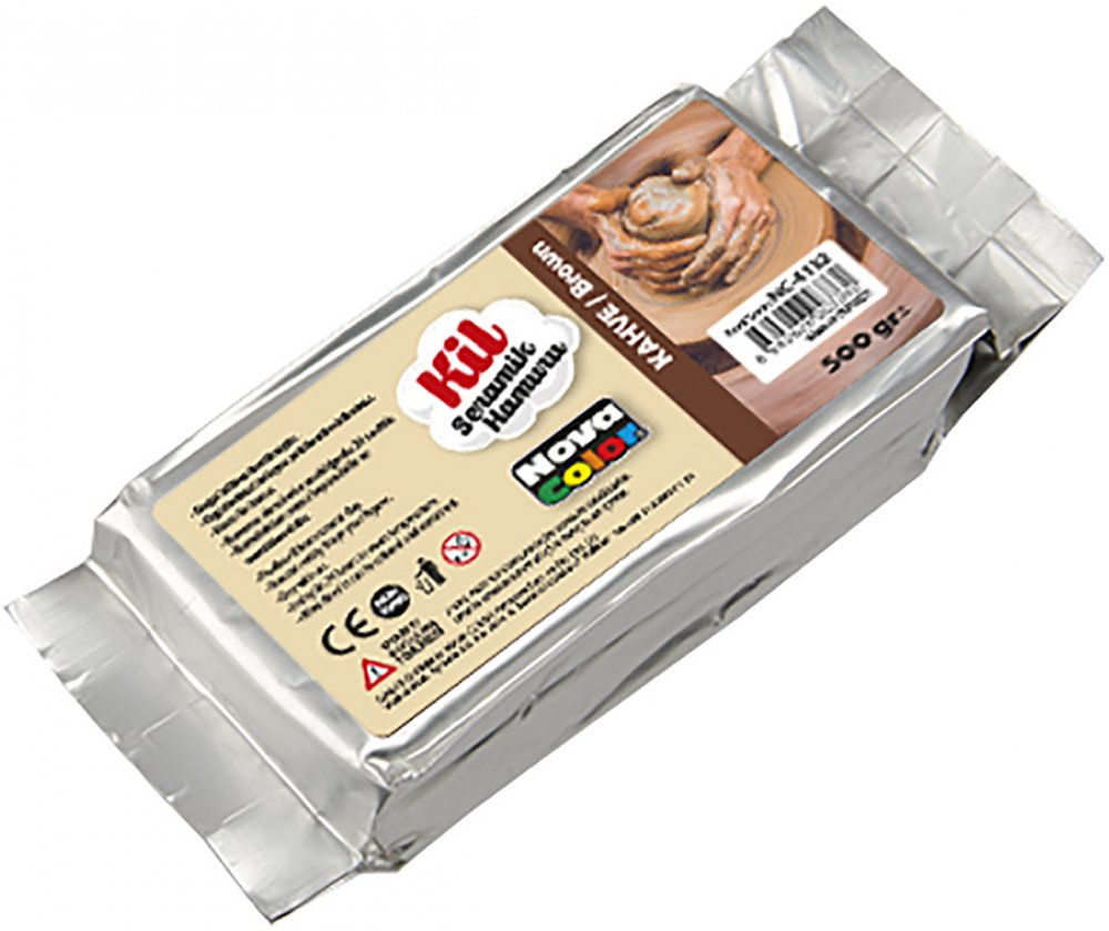Modelovacia hmota hnedá 500gr.