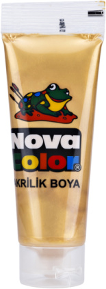 Farby AKRYL 75ml  zlatá