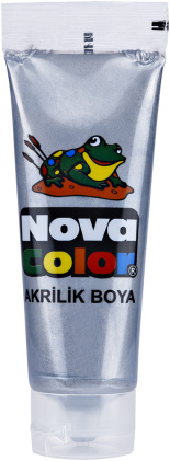 Farby AKRYL 75ml strieborná