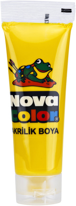 Farby AKRYL 75ml žltá NOVA