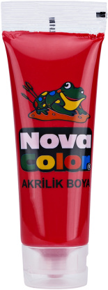 Farby AKRYL 75ml červená NOVA