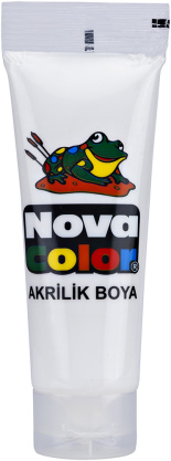 Farby AKRYL 75ml biela NOVA