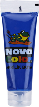 Farby AKRYL 75ml tmavo modrá NOVA