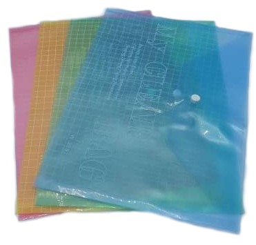 Obálka A4  mriežka plast. s cvokom 