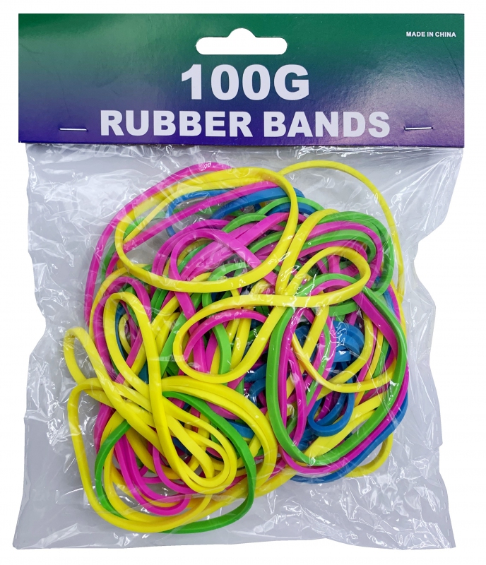 Gumičky hrubé 100g NEON PK168-1