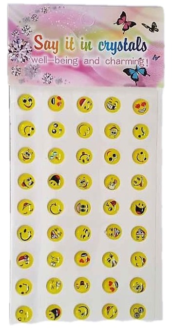 Nálepka Smile sklo /45ks PK116-20