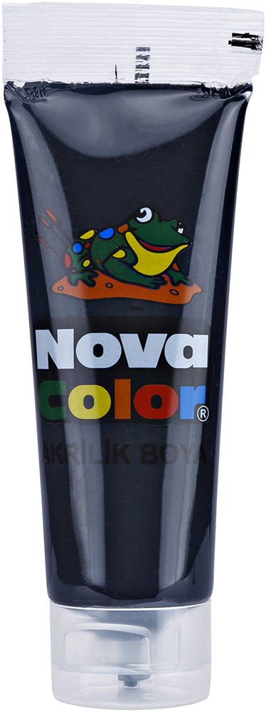 Farby AKRYL 75ml čierna NOVA