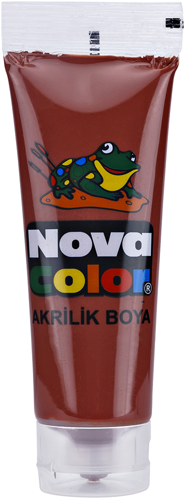 Farby AKRYL 75ml hnedá NOVA